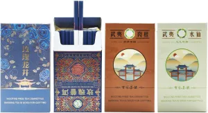 Herbal Cigarettes, Tobacco Free, Nicotine Free, 4 Packs-80 Smokes