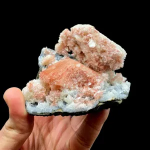 Heulandite with Stilbite, Chalcedony Natural Mineral Specimen # TUC-F33
