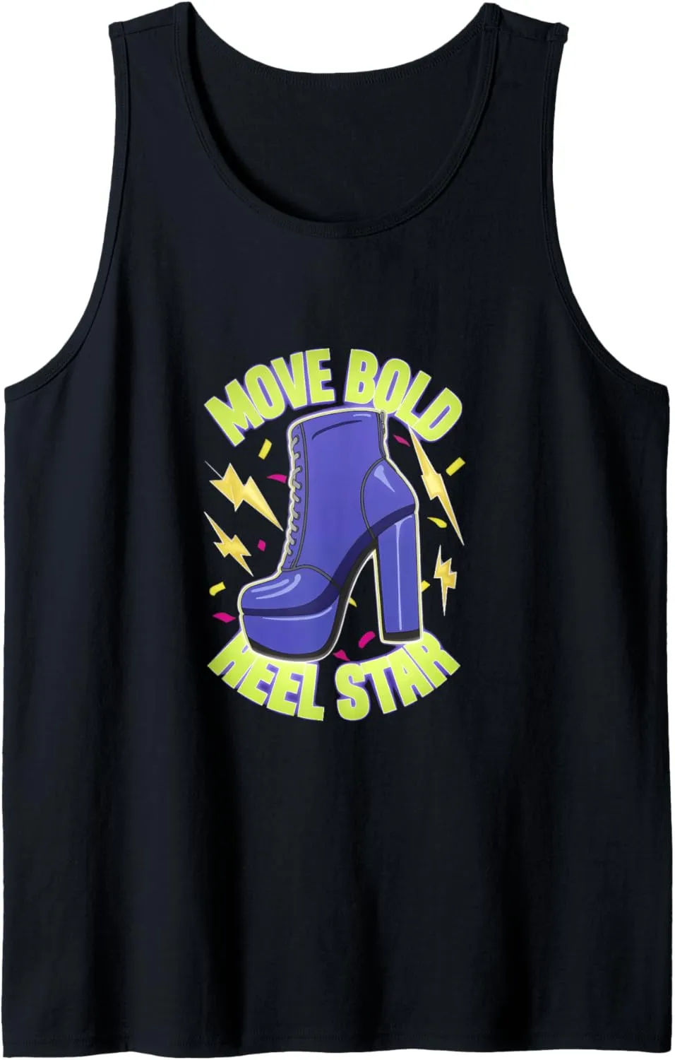 High Heels Move Bold Heel Star Choreography Fashion Lovers Tank Top