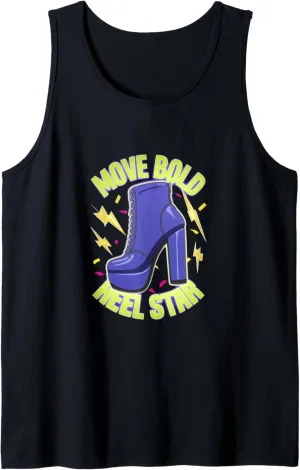 High Heels Move Bold Heel Star Choreography Fashion Lovers Tank Top