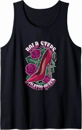 High Heels Bold Steps Stiletto Queen Fierce Fashion Lovers Tank Top