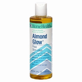 Home Health Almond Glow Skin Lotion, Rose, 8-Ounces (Pack of 3)