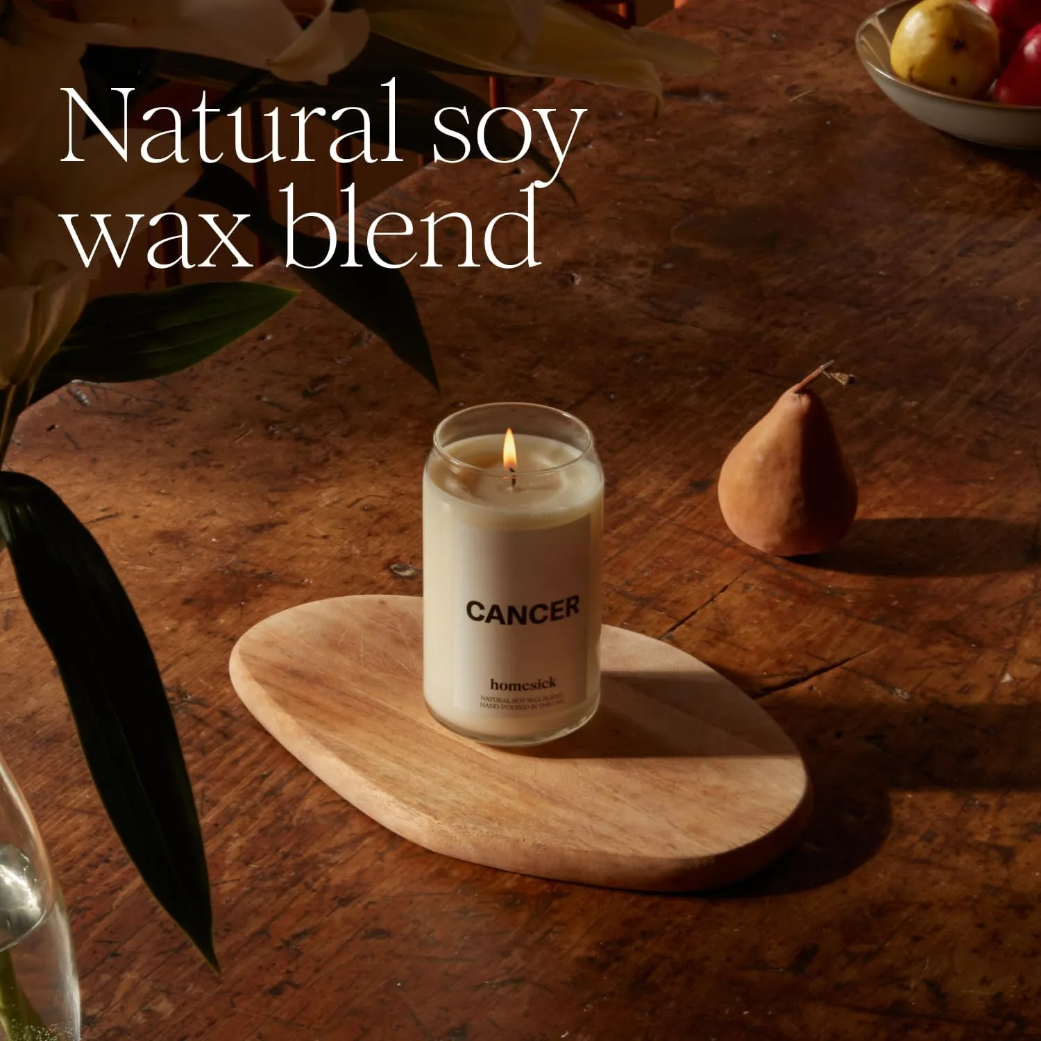 Homesick Scented Candles for Home (Los Angeles) - 13.75 oz Long-Lasting Soy Wax Jar Candle for Women & Men for All Occasions, 60-80 Hours Burn Time - Notes of Orange, Bergamot & Rose