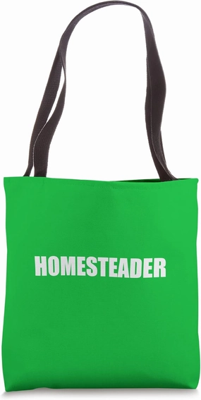 Homesteader Official Work Employee Bold Style Tote Bag