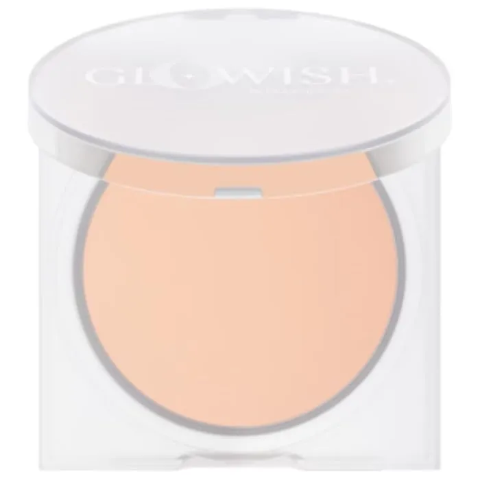 HUDA BEAUTY GloWish Lightweight Blurring Pressed Powder 00 Porcelain
