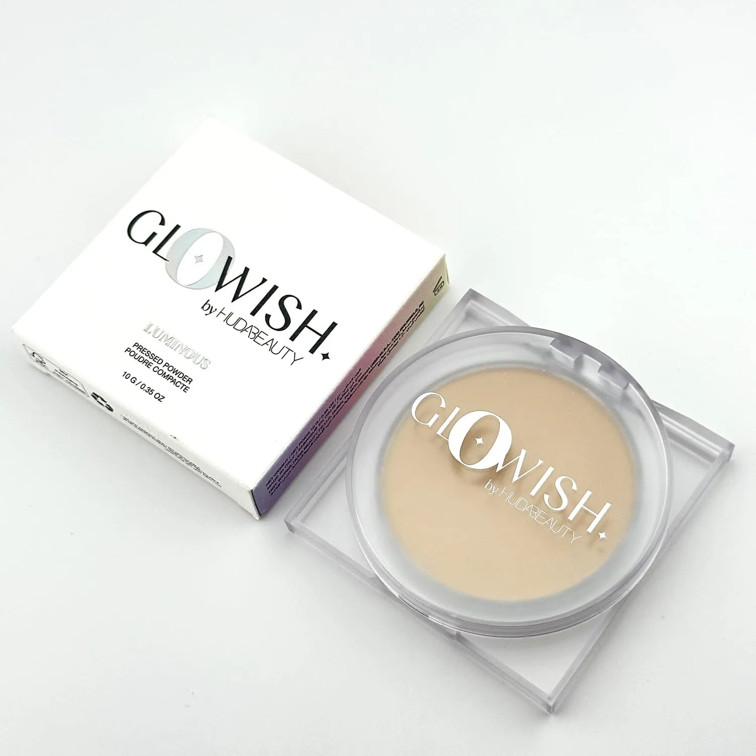 HUDA BEAUTY GloWish Lightweight Blurring Pressed Powder 02 Fair-Light