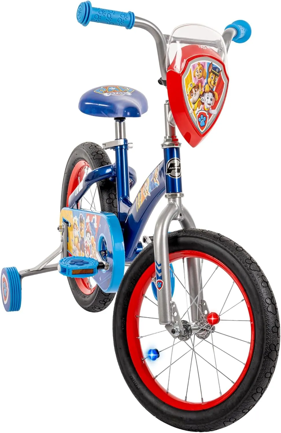 Huffy Paw Patrol Kids' Bikes, Sizes 12/16 Inch, Beginner Rider, Multiple Designs and Color Options Available, Removable Training Wheels Included, Fun Paw Patrol Graphics