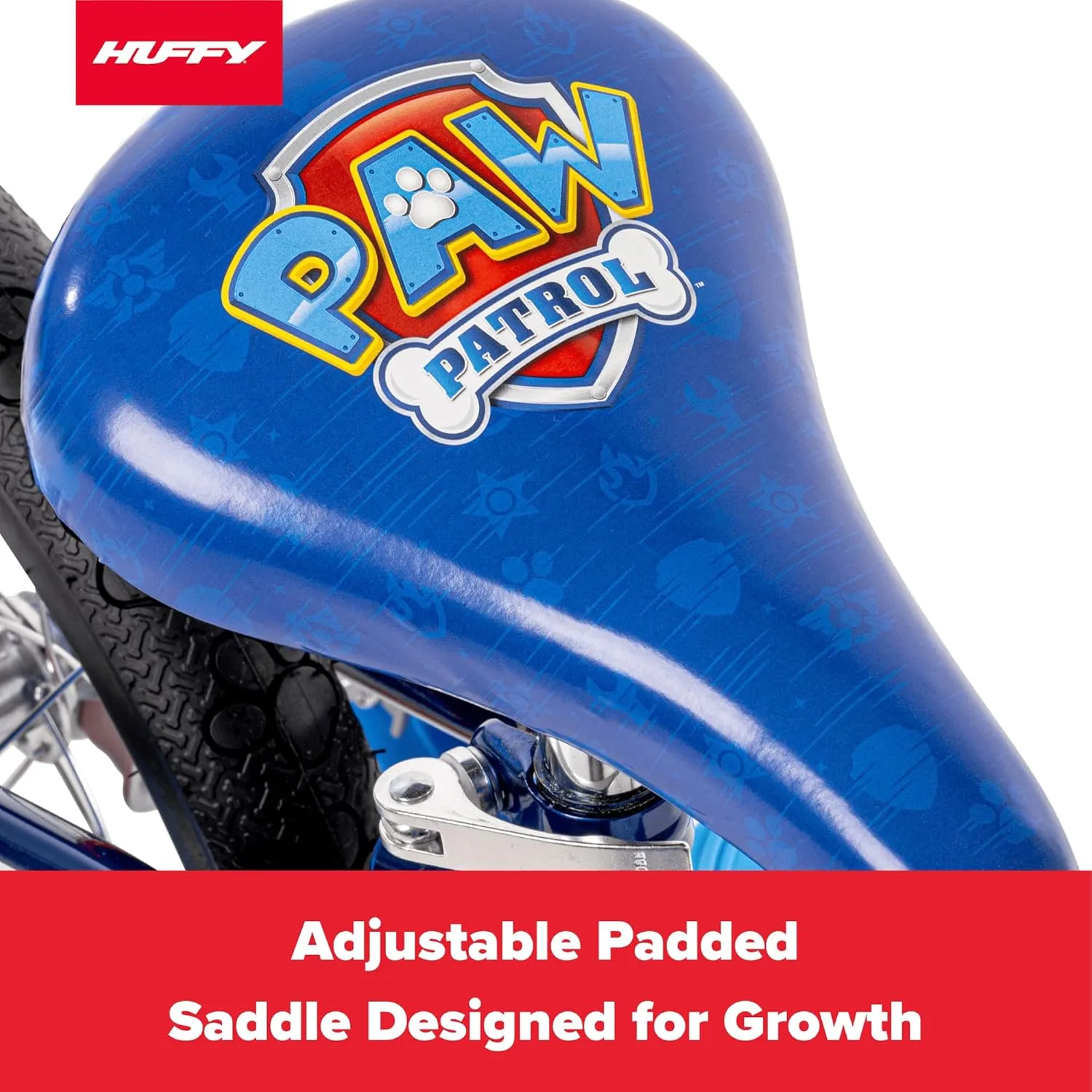 Huffy Paw Patrol Kids' Bikes, Sizes 12/16 Inch, Beginner Rider, Multiple Designs and Color Options Available, Removable Training Wheels Included, Fun Paw Patrol Graphics