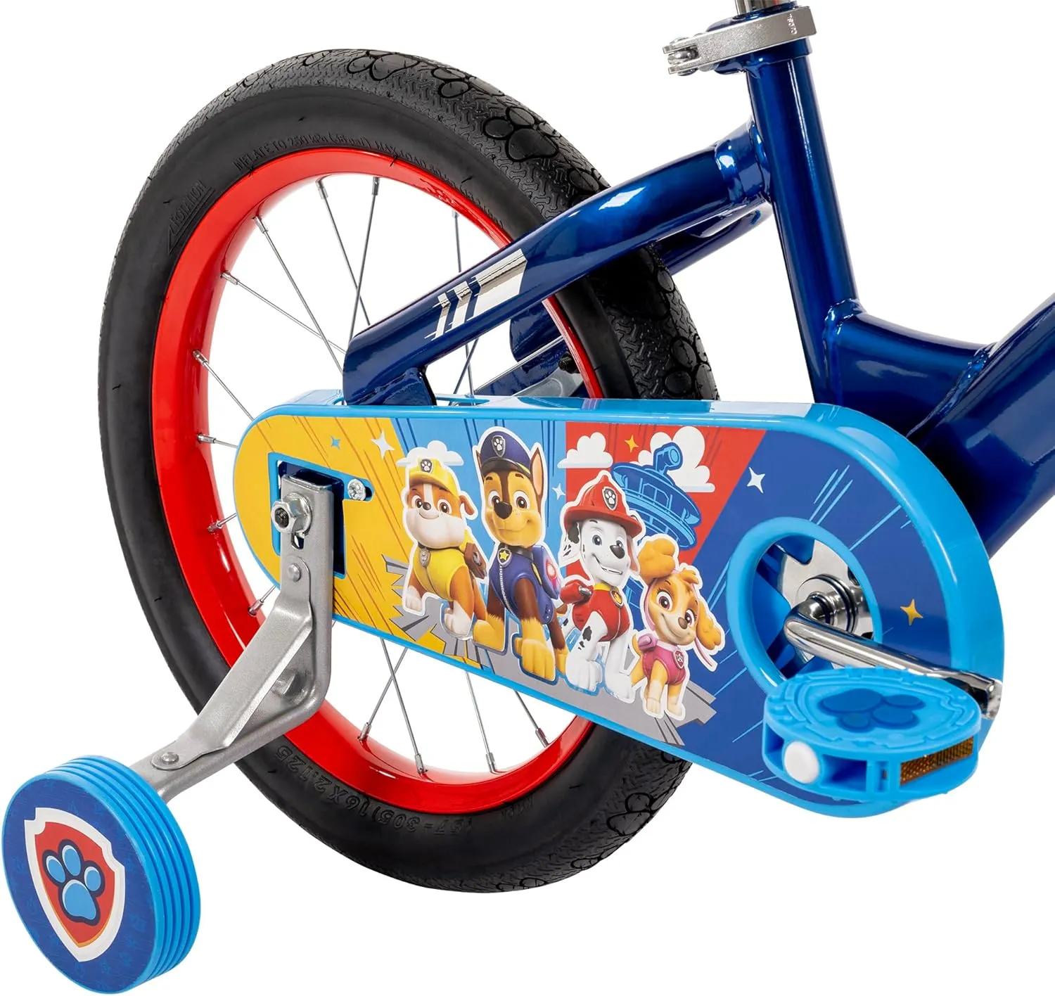 Huffy Paw Patrol Kids' Bikes, Sizes 12/16 Inch, Beginner Rider, Multiple Designs and Color Options Available, Removable Training Wheels Included, Fun Paw Patrol Graphics