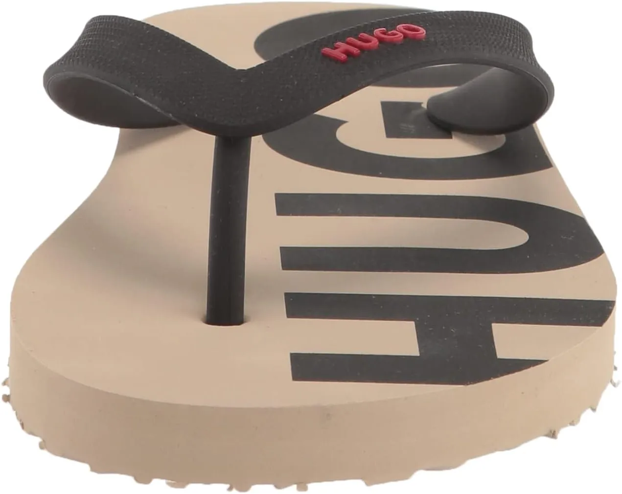 HUGO Men's Bold Logo Flip Flops