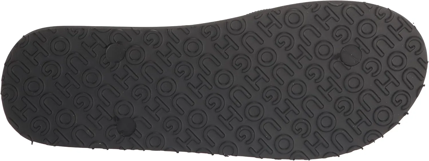 HUGO Men's Bold Logo Flip Flops