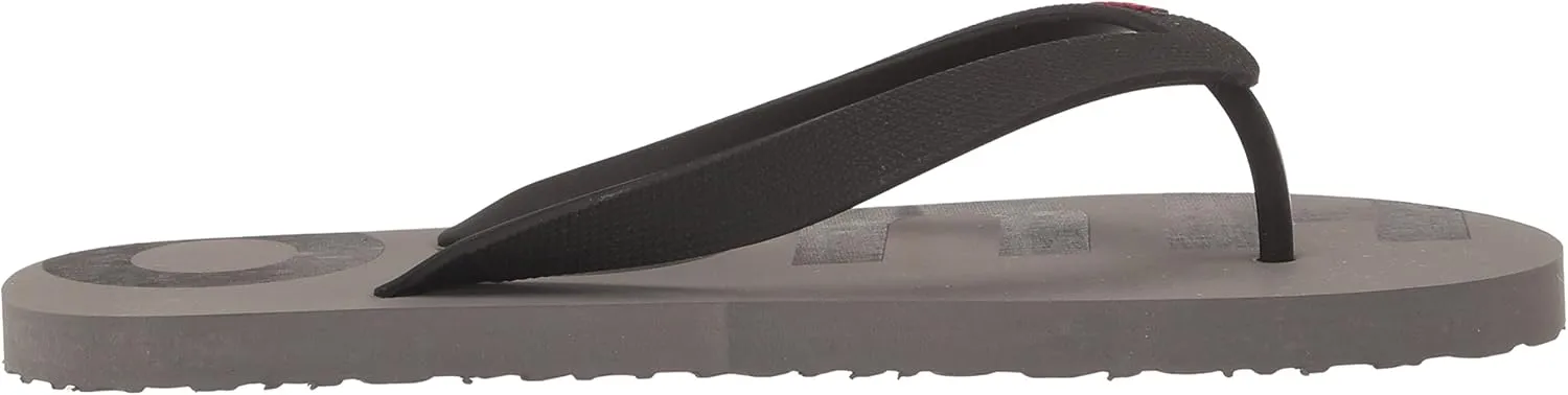 HUGO Men's Bold Logo Flip Flops