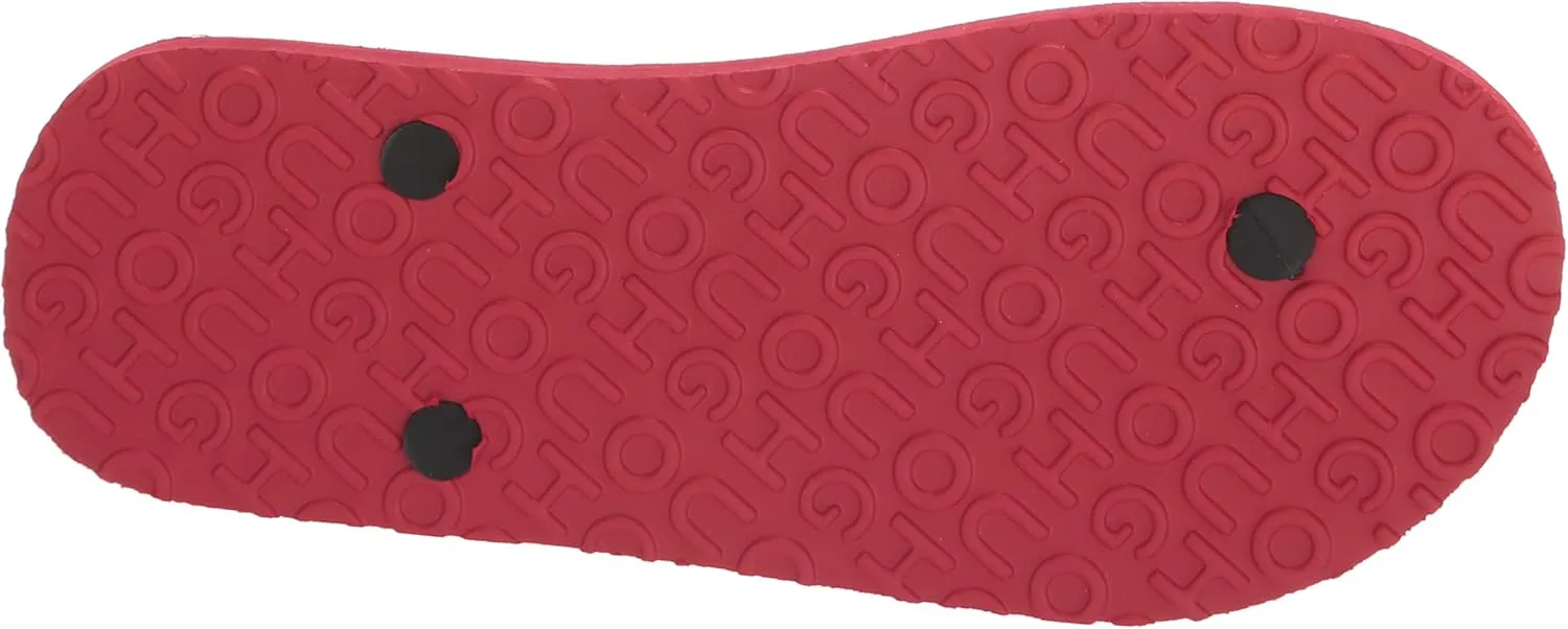 HUGO Men's Bold Logo Flip Flops