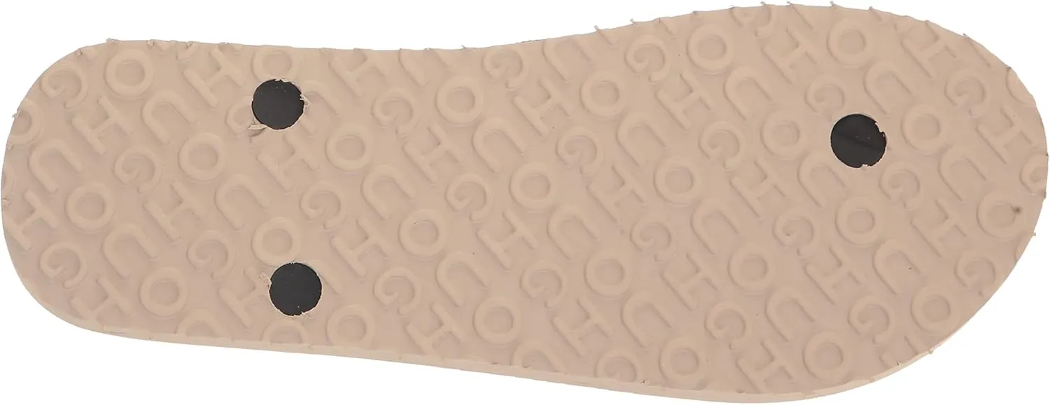 HUGO Men's Bold Logo Flip Flops