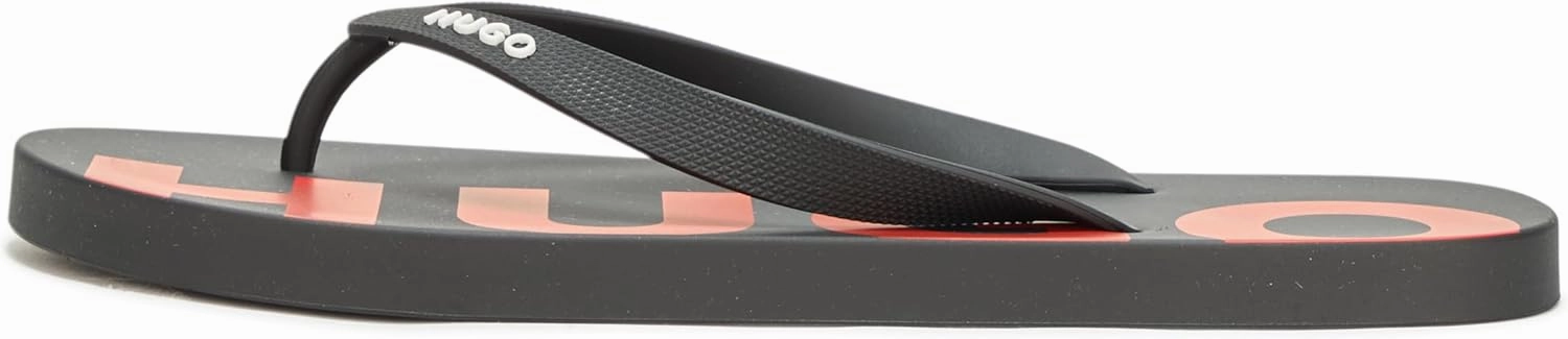 HUGO Men's Bold Logo Flip Flops