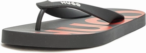 HUGO Men's Bold Logo Flip Flops