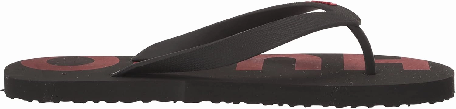 HUGO Men's Bold Logo Flip Flops