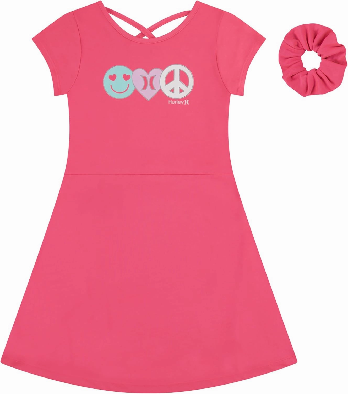 Hurley Girls' Short Sleeve Dress
