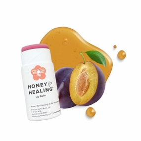 Hydrating Tinted Lip Balm with Manuka Honey 15  UMF | 12  Hour Moisture, Zero Waste Recyclable Tube | Lip Moisturizer & Color in One | 0.25 oz / 7 gr (Soft Plum)