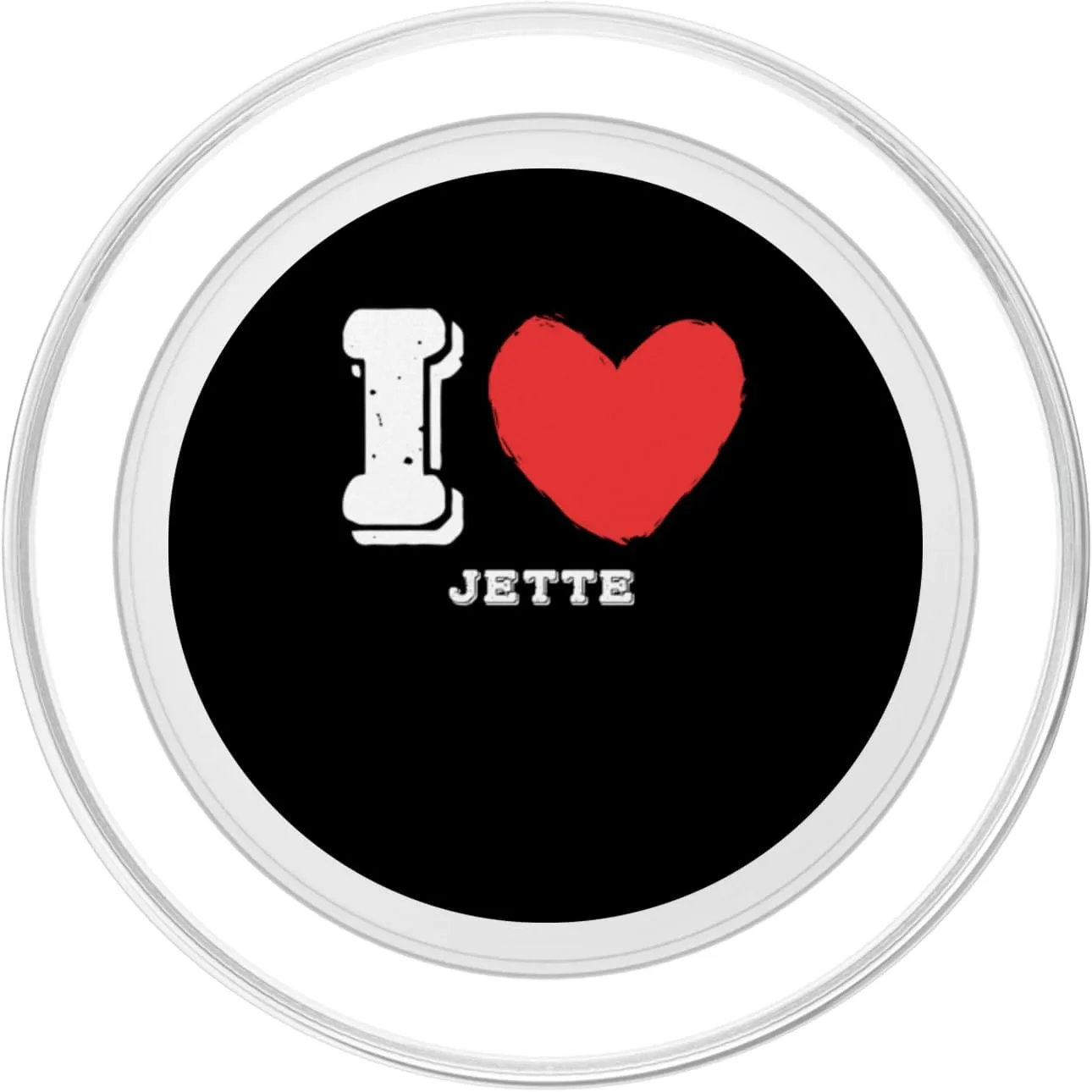 I Love Jette Bold Statement Girls Name PopSockets PopGrip for MagSafe