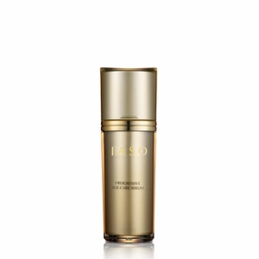IASO PROGRESSIVE Age Care Serum | Premium Anti-Aging, Anti-Wrinkle Serum, Gold-Infused Formula, Improving Skin Quality and Texture, Korean Skin Care, 1.18 oz