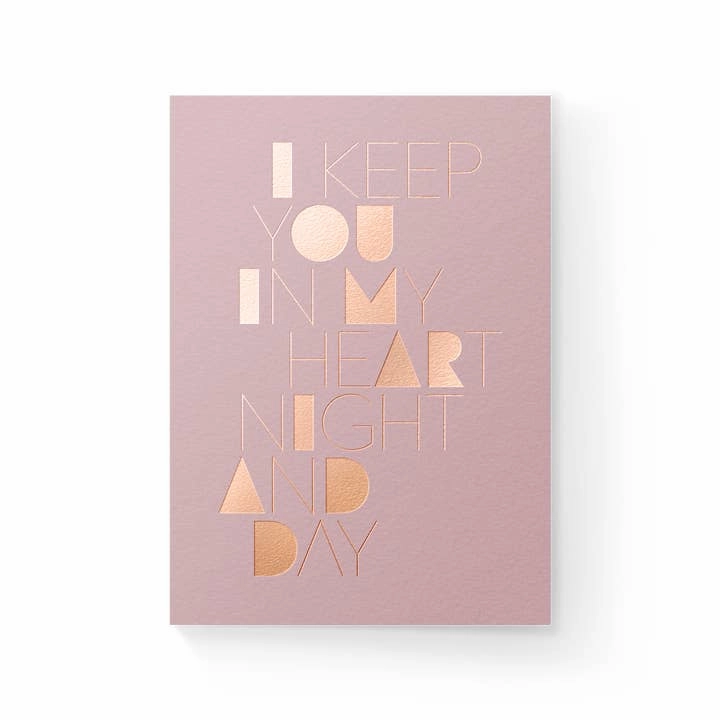 In My Heart Folded Card