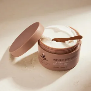 INNERSENSE Organic Beauty - Blissful Body Butter | Shea Butter, Vitamins B5, C   D for Nourished, Smooth, Soft Skin | Clean, Non-Toxic, Cruelty-Free | Paraben   Phthalate Free (6.7 fl oz | 200 ml)