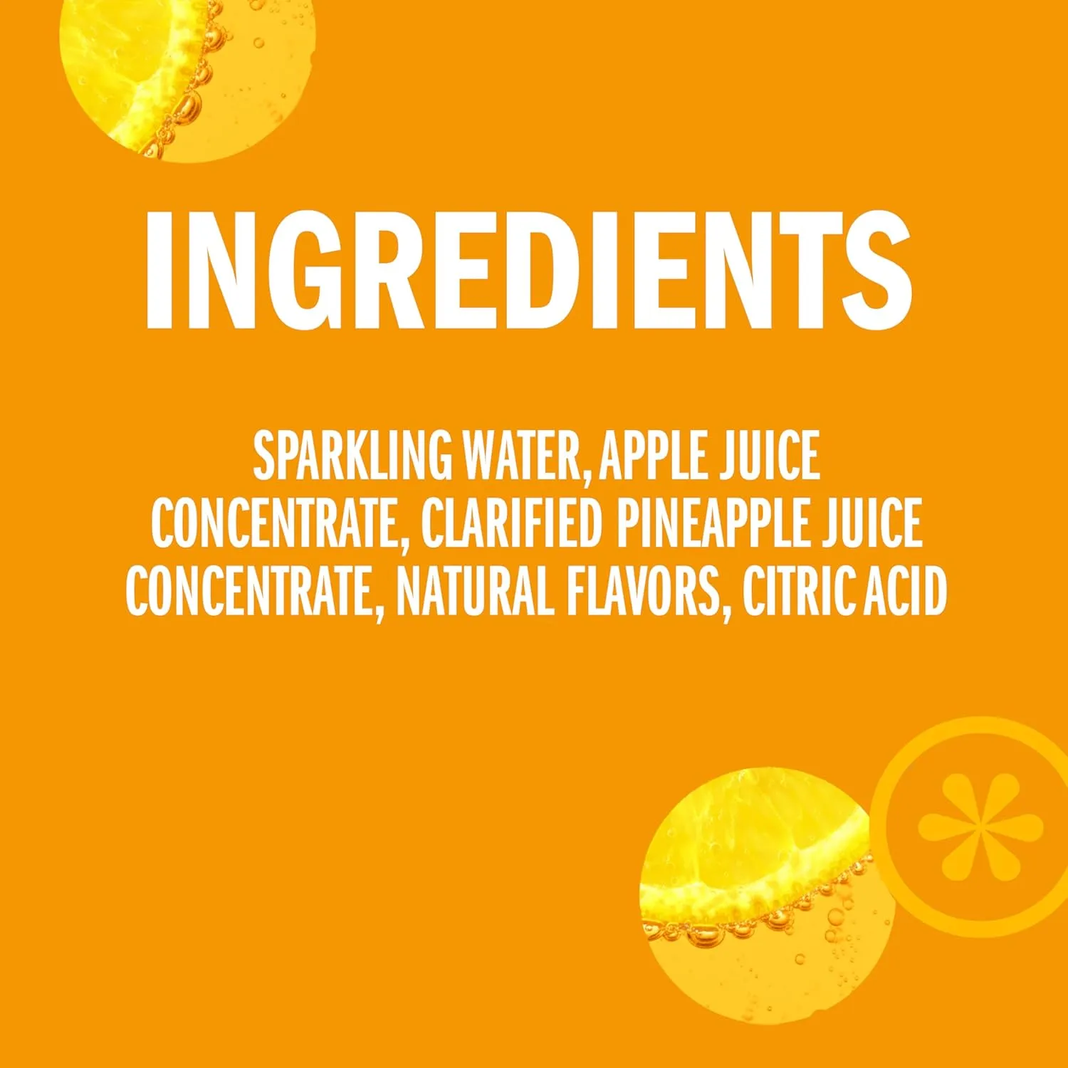 IZZE Sparkling Juice Beverage Blend, Pineapple, No Sugar Added, 8.4 FL OZ, 24 Cans