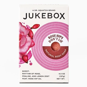 J ukebox Rose Hips Don't Lie Natural Bar Soap for Women Bathroom and Bath Soap, 4.5 oz (pack of 1)