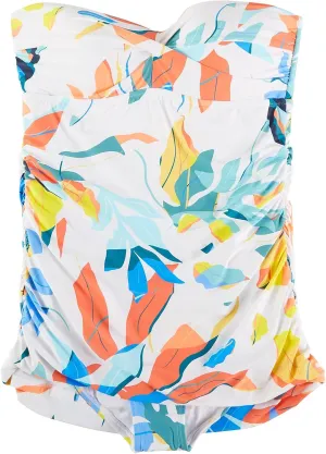Jantzen Bold Beach Vamp One-Piece White 10