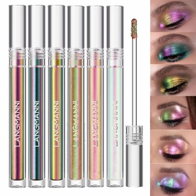 Jolilab 3 Colors Metallic Liquid Chameleon Eyeshadow Set（#A #B）