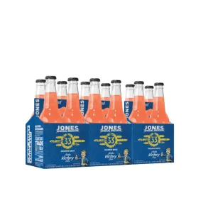 Jones 12 Pack Soda Collectors Nuka Cola Peach Mango with Collectors Carton Included