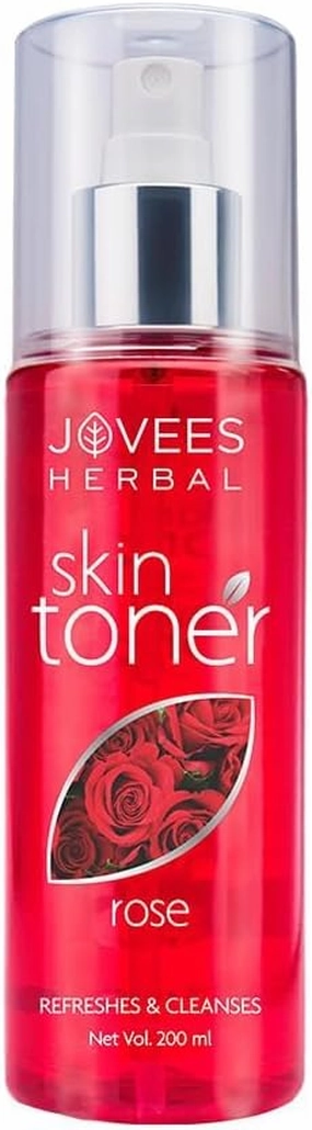 JOVE.ES Herbal Rose Skin Toner for Refreshing Youthful Skin, Tightens Pores, Healthy Glow | Face Mist & Toner for Normal to Dry Skin | Paraben, Alcohol and Chemical Free- 200ml