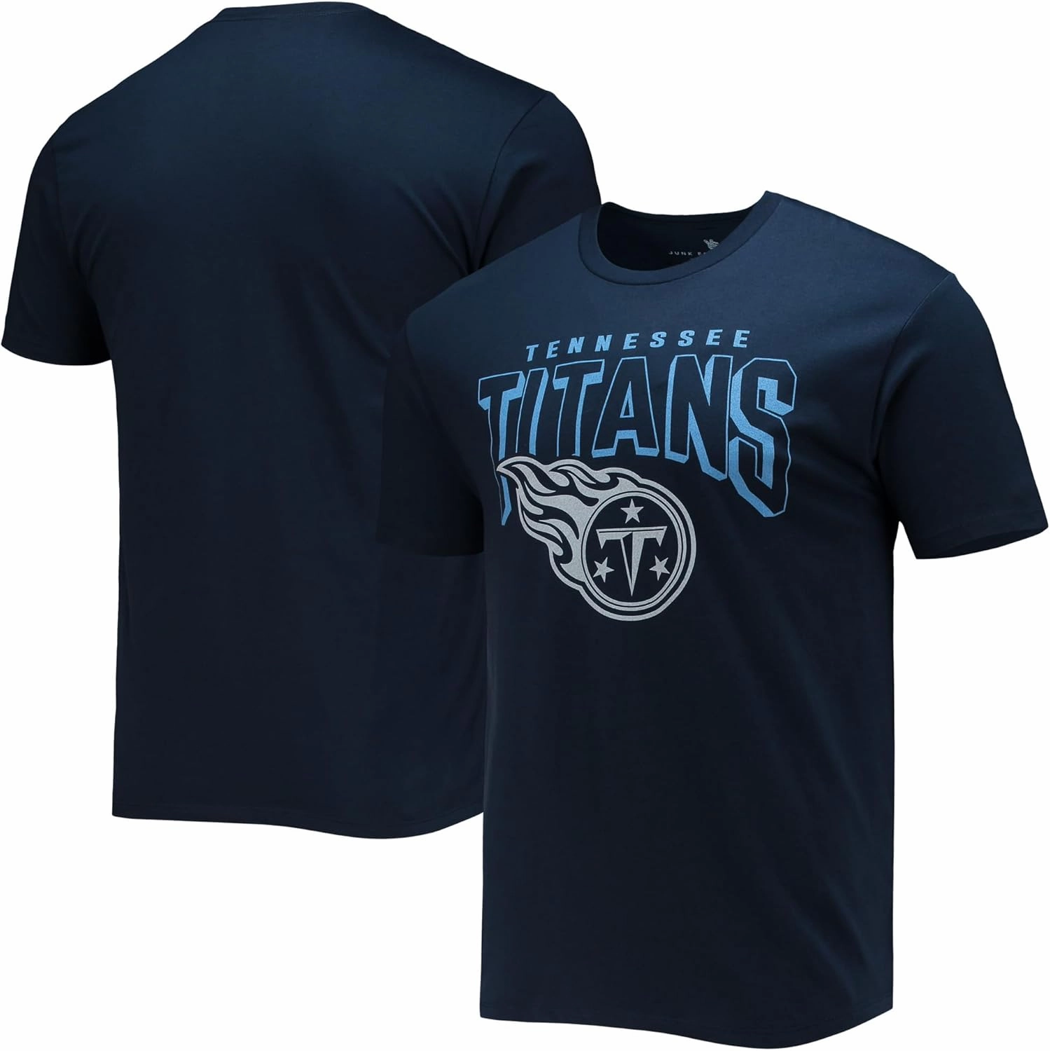 Junk Food Men's Navy Tennessee Titans Bold Logo T-Shirt