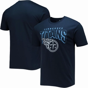 Junk Food Men's Navy Tennessee Titans Bold Logo T-Shirt