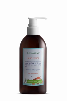 Just Nutritive Hand Lotion | Best Skin Loving Lotion For Your Hands | Restore Your Skin With Natural Ingredients | Natural Care For Your Hands 8 fl oz
