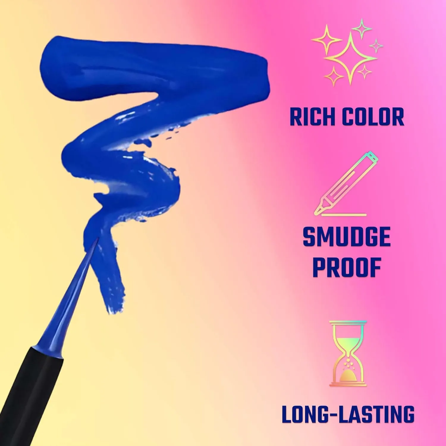 Juvia's Place Garden Of Juvia's Liquid Liner Cobalt Blue - Bright Cobalt Blue, Long-lasting, Intense Color Liquid Makeup, Cruelty-free, Smudge-proof Makeup