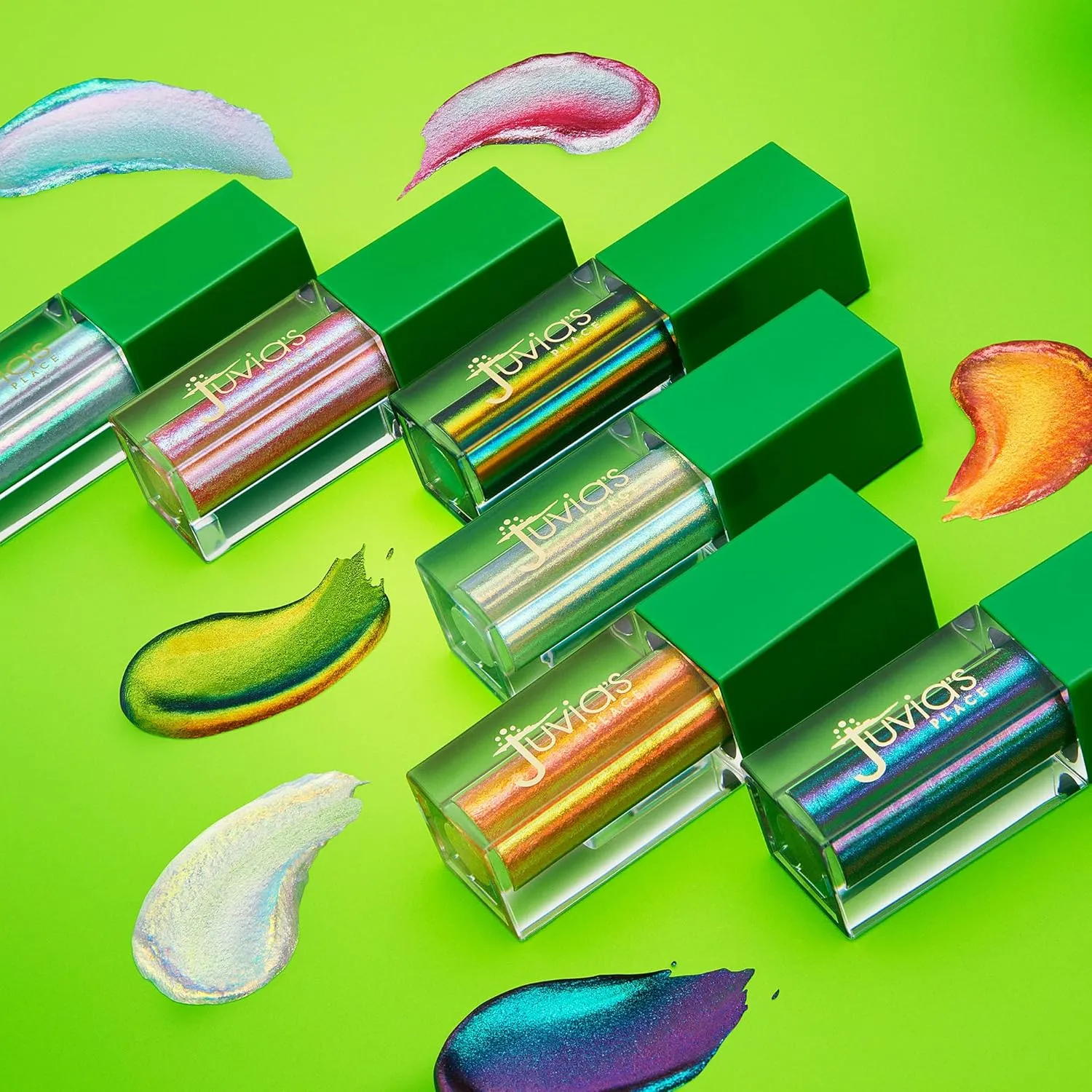 Juvia's Place Liquid Eyeshadow Culture 2 Yanga - Glitter, Multichrome, Metallic Eye Shimmer, Iridescent Sparkly Eyeshadow