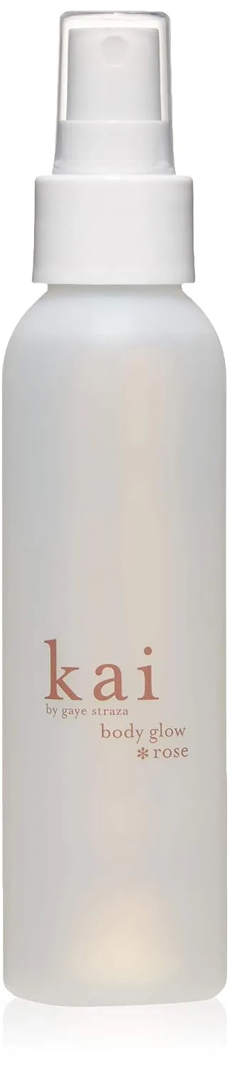 kai Body Glow Rose, 4 Fl Oz, dry body oil with jojoba, chamomile, cucumber extracts, moisturizes and leaves a radiant glow with a fresh   clean fragrance, layered with rose absolute, made in the usa