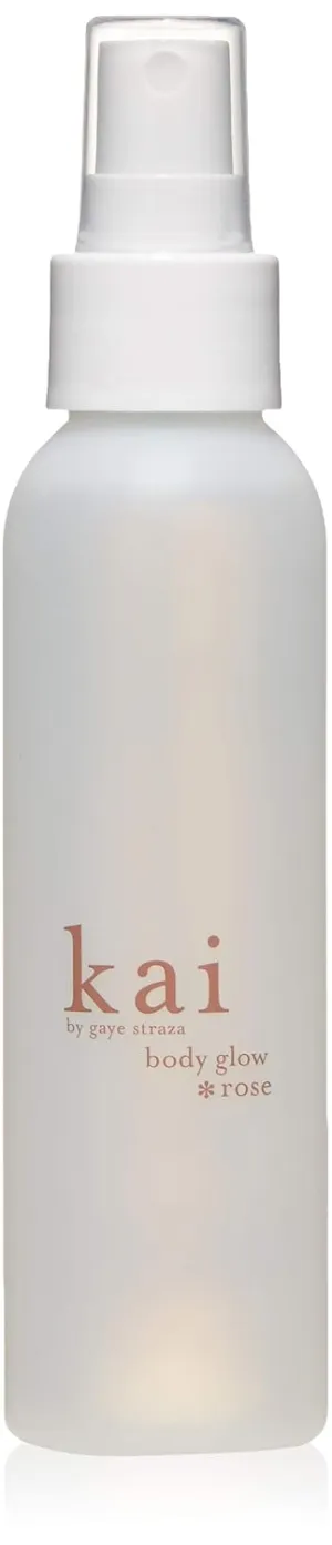 kai Body Glow Rose, 4 Fl Oz, dry body oil with jojoba, chamomile, cucumber extracts, moisturizes and leaves a radiant glow with a fresh   clean fragrance, layered with rose absolute, made in the usa