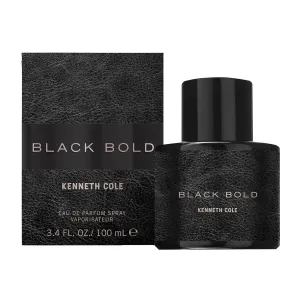 Kenneth Cole Eau De Parfum Spray, Black Bold, 3.4 Fl oz
