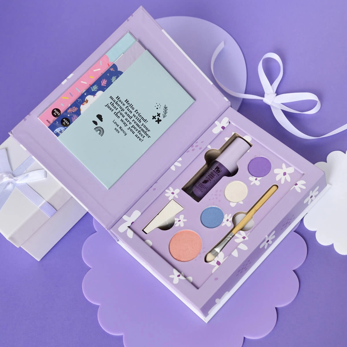 Kids Natural Makeup Palette Kit - Nancy Purple