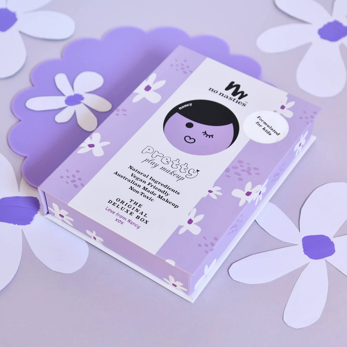 Kids Natural Makeup Palette Kit - Nancy Purple