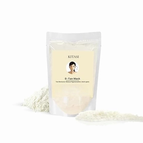KITASI D-Tan Face Mask Powder with Rice and Vitamin C, for Dark Spots and Pigmentation, 100g