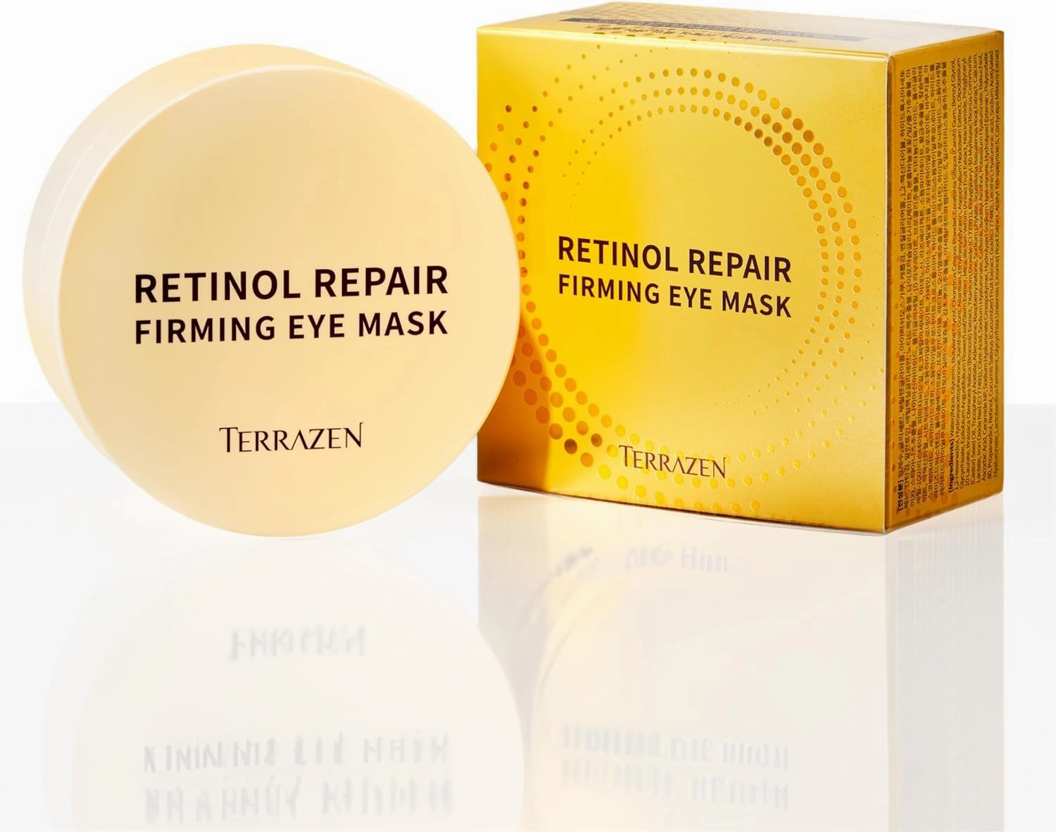 Korean Eye Patches with Retinol and 24K Gold - Hydrogel Eye Mask for Dark Circles, Puffiness, Fine Lines - Korean Skincare with Collagen Booster, Vitamin C, Soothing Cooling Effect - 60 Pcs