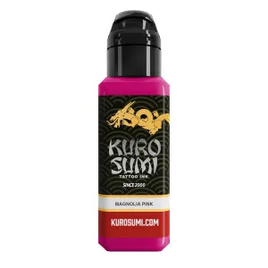 Kuro Sumi Magnolia Pink, Vegan Friendly, Professional Ink 1.5oz
