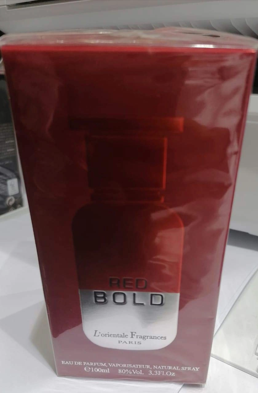 L'ORIENTALE FRAGRANCES Red Bold Eau De Parfum Spray for Men, 3.4 Ounce