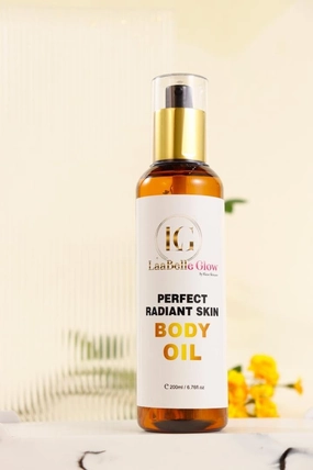 LaaBelleGlow Perfect Radiant Skin Body Oil, 6.76 fl oz, Moisturizing Glow Oil