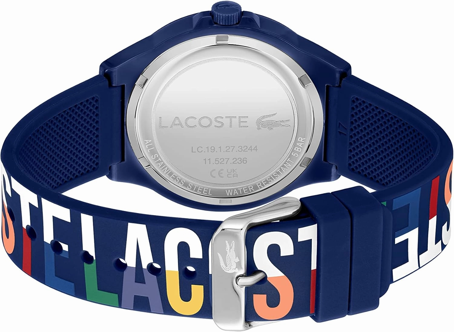 Lacoste Neocroc Men's Quartz Watch - Multicolor Statement Timepiece
