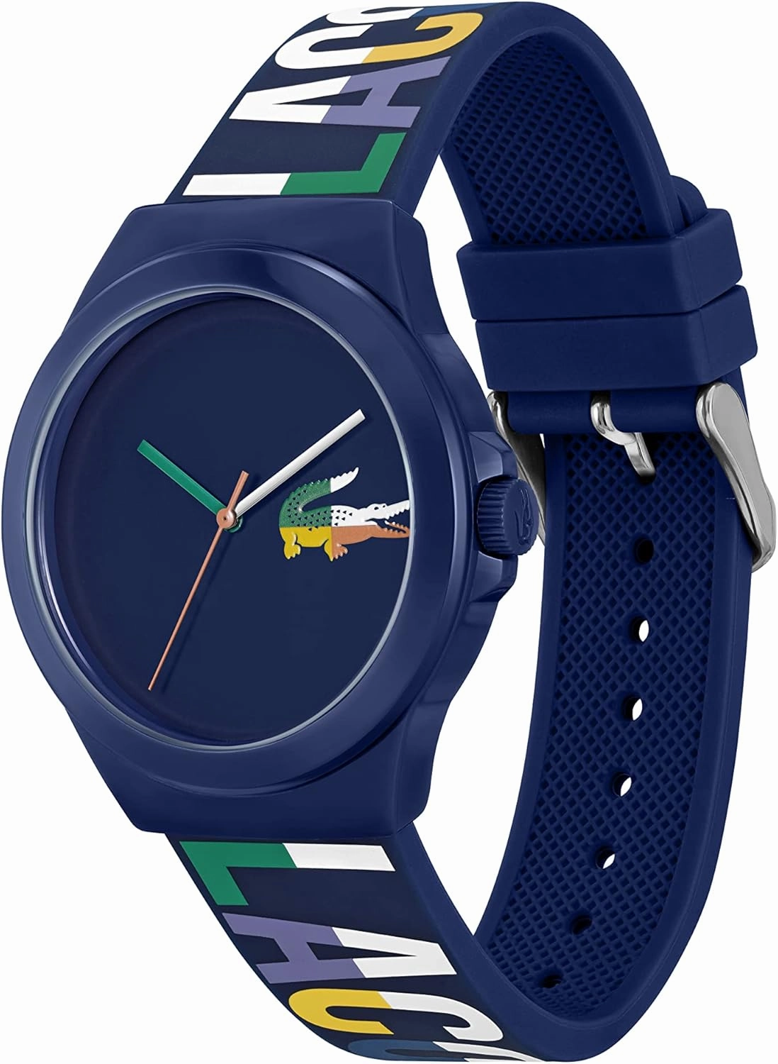 Lacoste Neocroc Men's Quartz Watch - Multicolor Statement Timepiece